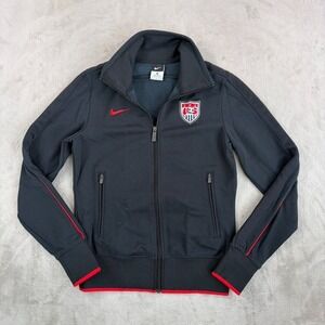 Nike USWNT Soccer USA Olympics Warm Up Track Jacket Women Medium Full Zip